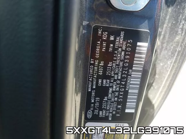 5XXGT4L32LG391075 фото 2