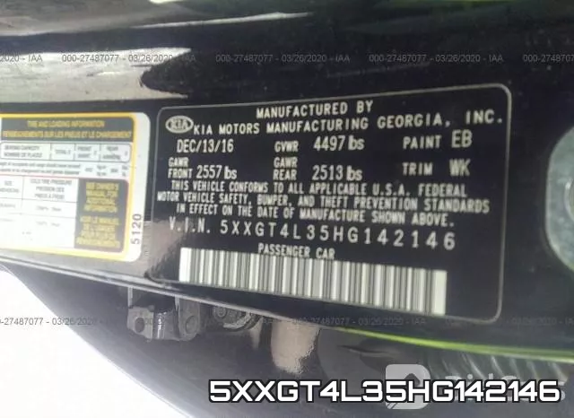 5XXGT4L35HG142146 фото 10