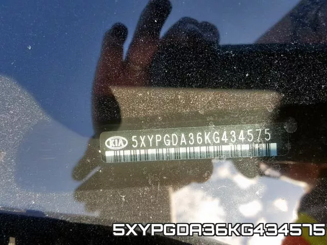 5XYPGDA36KG434575 фото 2