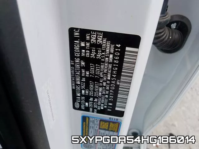 5XYPGDA54HG186014 фото 2