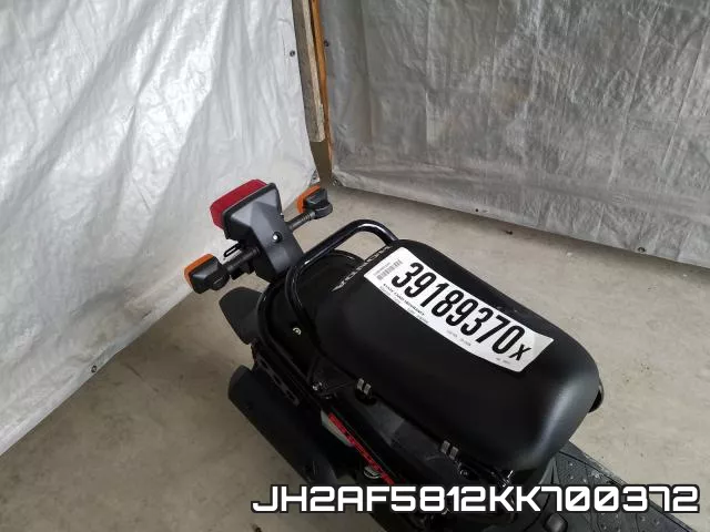 JH2AF5812KK700372 фото 7