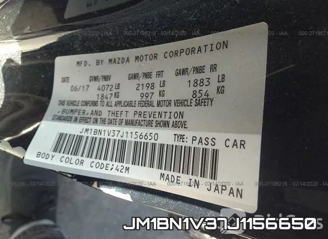 JM1BN1V37J1156650 фото 10