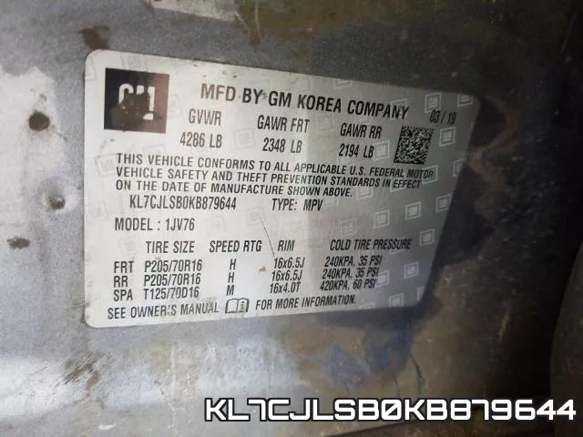 KL7CJLSB0KB879644 фото 2