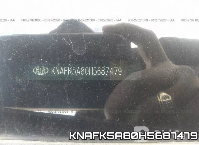KNAFK5A80H5687479 фото 10