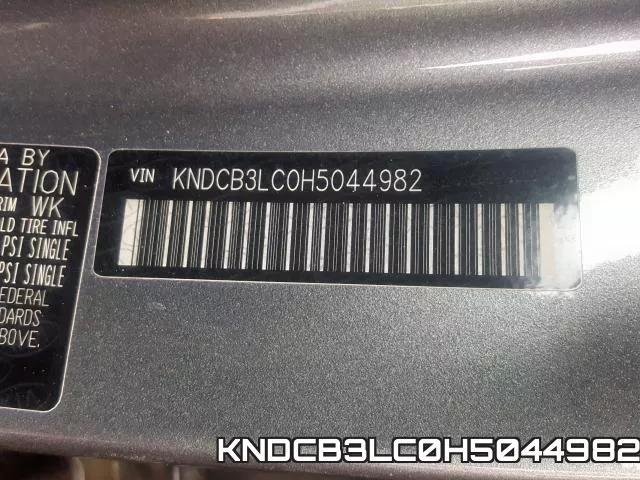 KNDCB3LC0H5044982 фото 2