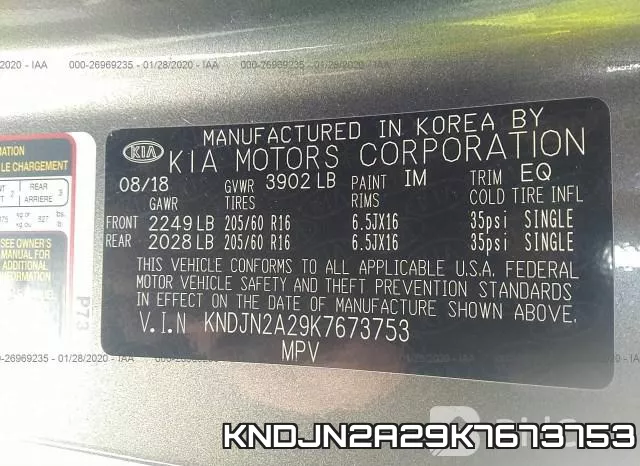 KNDJN2A29K7673753 фото 9