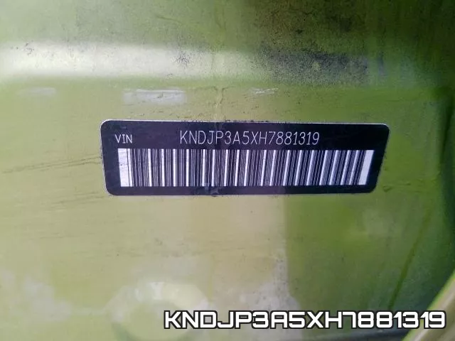 KNDJP3A5XH7881319 фото 2