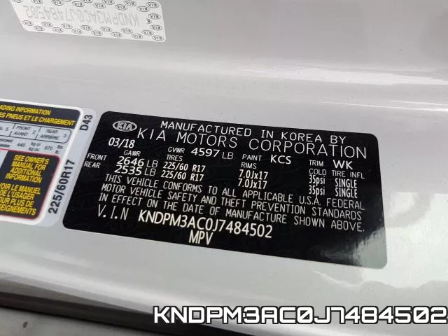 KNDPM3AC0J7484502 фото 2