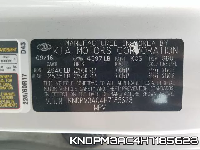 KNDPM3AC4H7185623 фото 2