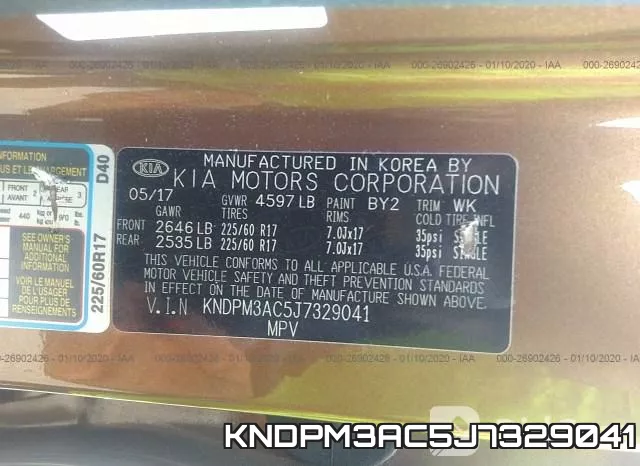 KNDPM3AC5J7329041 фото 10