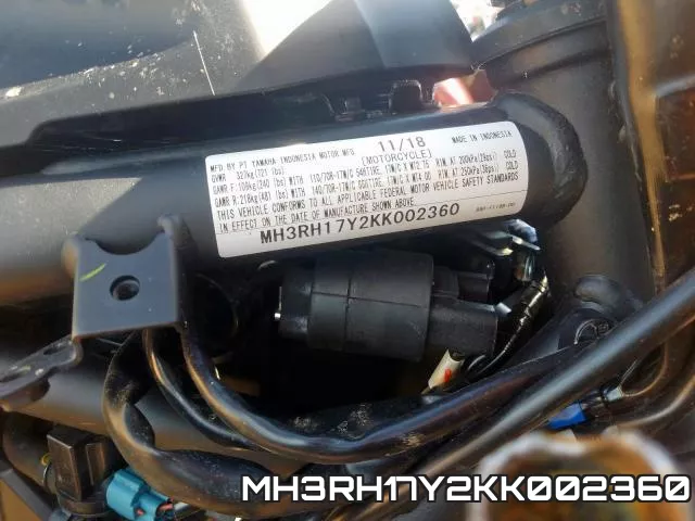 MH3RH17Y2KK002360 фото 2