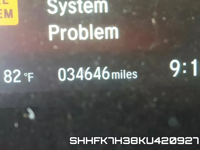 SHHFK7H38KU420927 фото 9