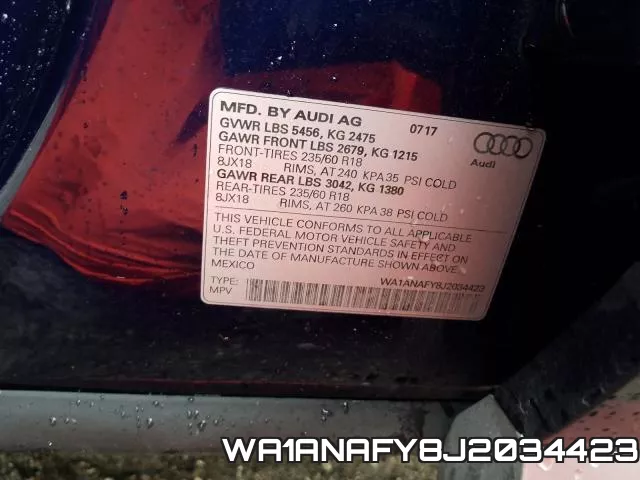 WA1ANAFY8J2034423 фото 2