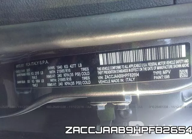 ZACCJAAB9HPF82654 фото 10