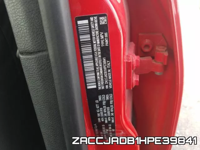 ZACCJADB1HPE39841 фото 2