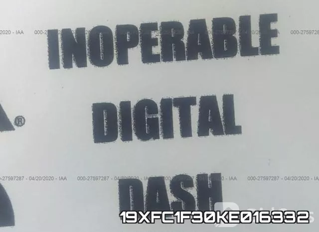 19XFC1F30KE016332 фото 8