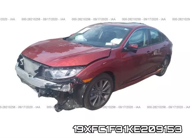 19XFC1F31KE209153 фото 3
