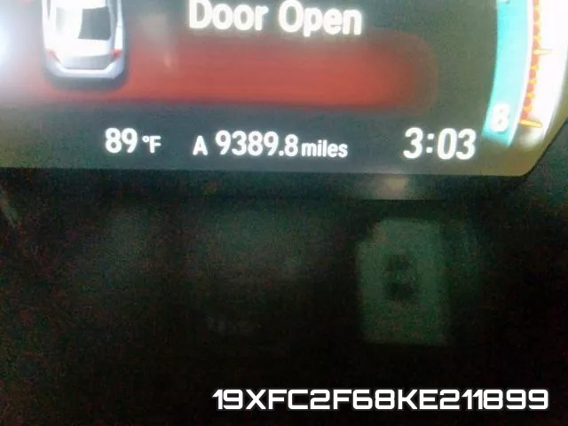 19XFC2F68KE211899 фото 9