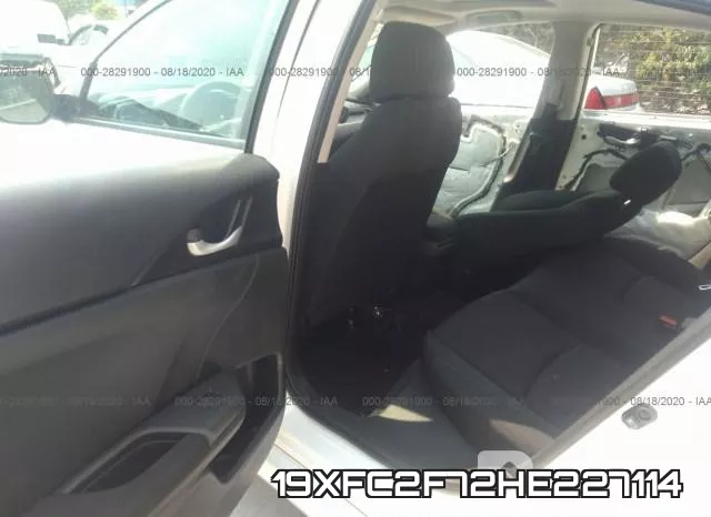 19XFC2F72HE227114 фото 9