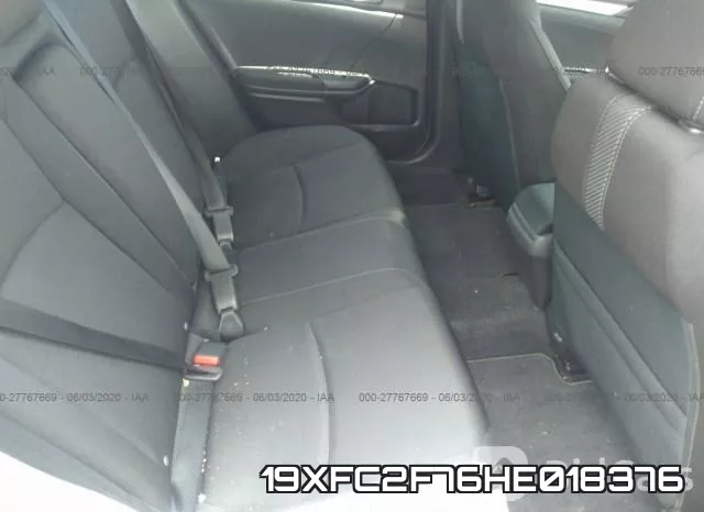 19XFC2F76HE018376 фото 9
