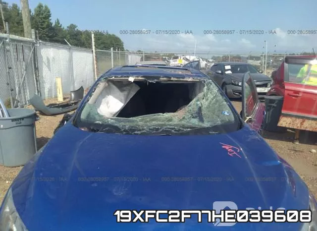 19XFC2F77HE039608 фото 7