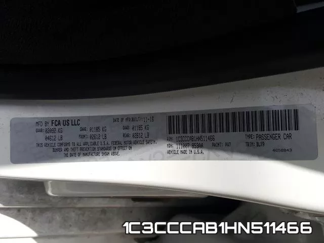 1C3CCCAB1HN511466 фото 2