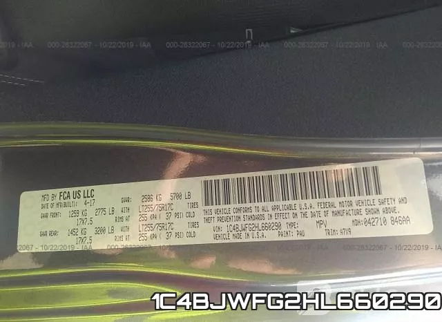 1C4BJWFG2HL660290 фото 10
