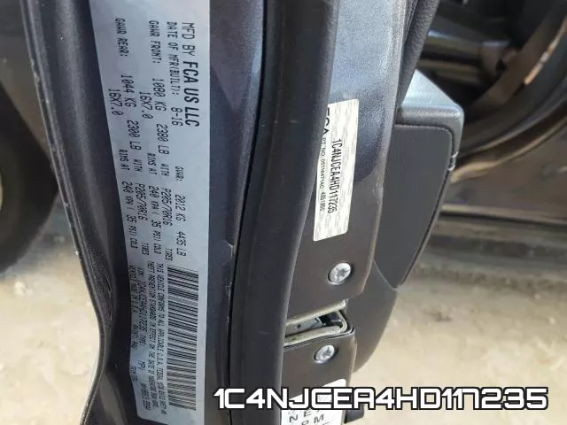 1C4NJCEA4HD117235 фото 2