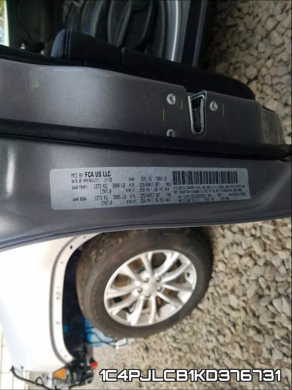 1C4PJLCB1KD376731 фото 2
