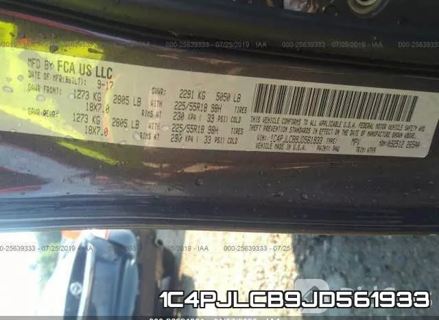 1C4PJLCB9JD561933 фото 10