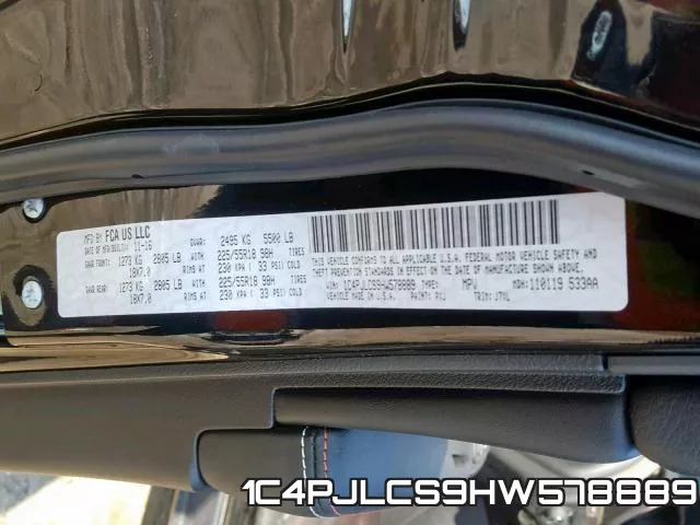 1C4PJLCS9HW578889 фото 2