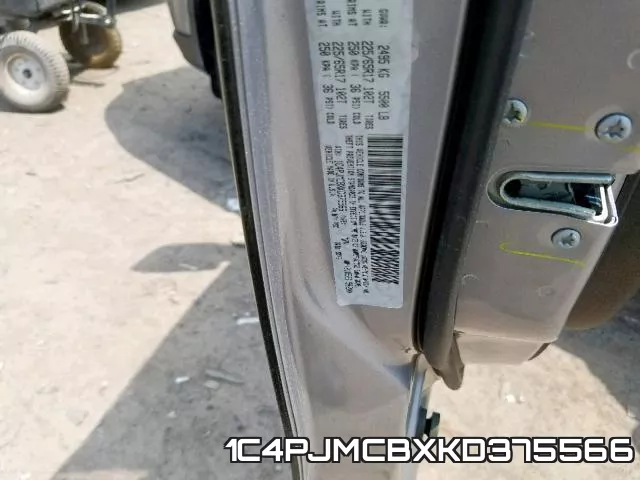 1C4PJMCBXKD375566 фото 2