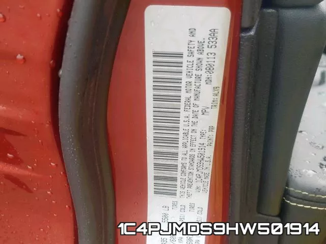 1C4PJMDS9HW501914 фото 2