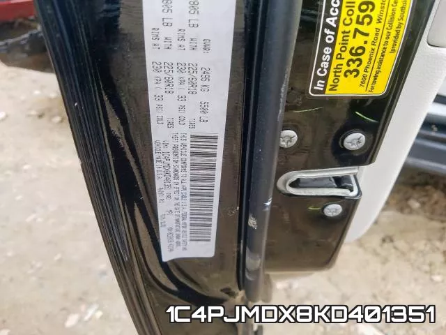 1C4PJMDX8KD401351 фото 2