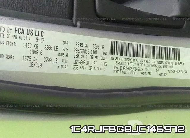 1C4RJFBG8JC146972 фото 10