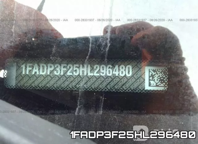 1FADP3F25HL296480 фото 10