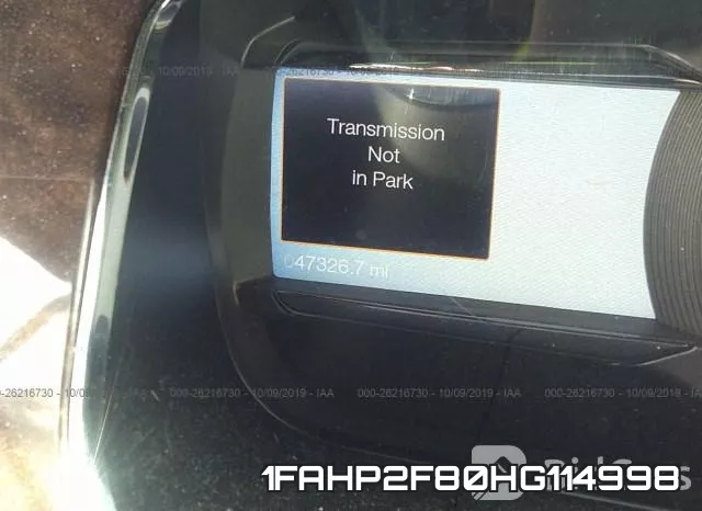 1FAHP2F80HG114998 фото 7