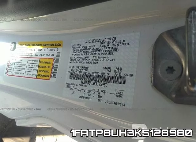 1FATP8UH3K5128980 фото 10