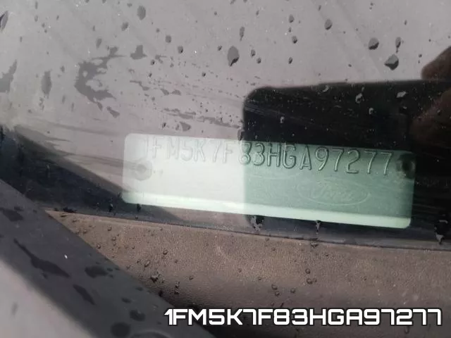 1FM5K7F83HGA97277 фото 2