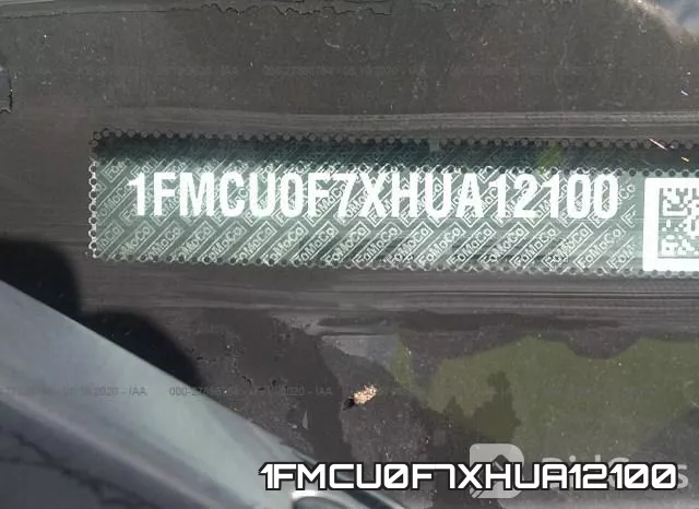 1FMCU0F7XHUA12100 фото 10