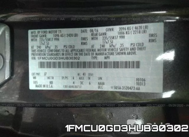 1FMCU0GD3HUB30302 фото 10