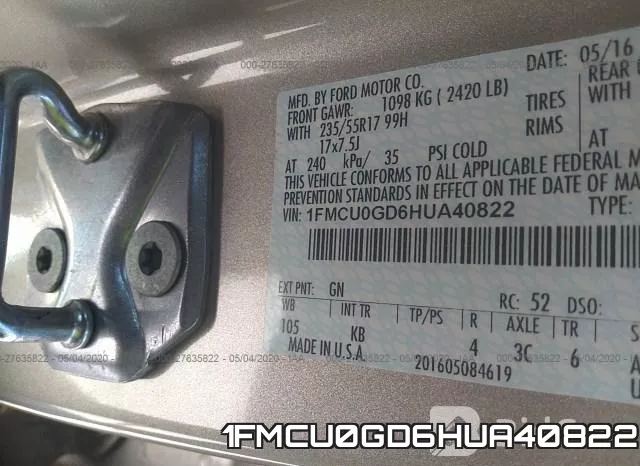 1FMCU0GD6HUA40822 фото 10