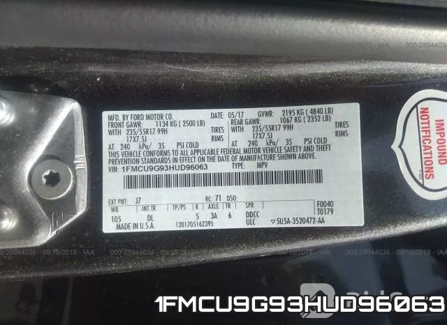 1FMCU9G93HUD96063 фото 10