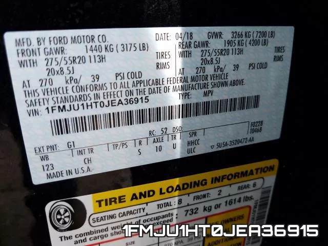 1FMJU1HT0JEA36915 фото 2