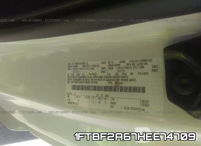 1FTBF2A67HEE74709 фото 10