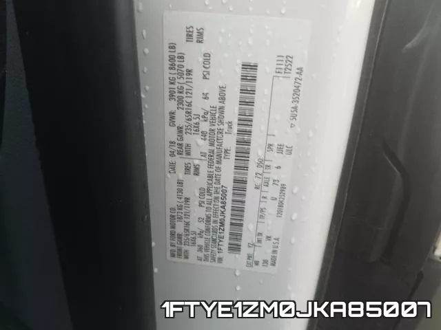1FTYE1ZM0JKA85007 фото 2