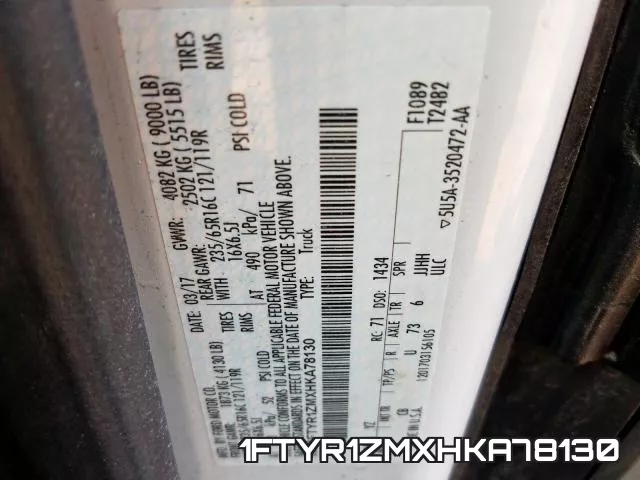 1FTYR1ZMXHKA78130 фото 2