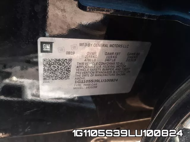 1G1105S39LU100824 фото 2