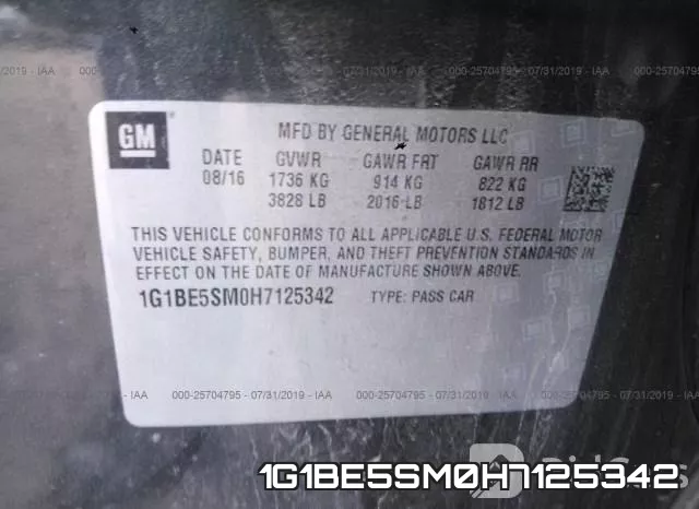1G1BE5SM0H7125342 фото 10