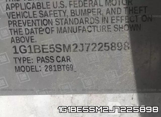 1G1BE5SM2J7225898 фото 10